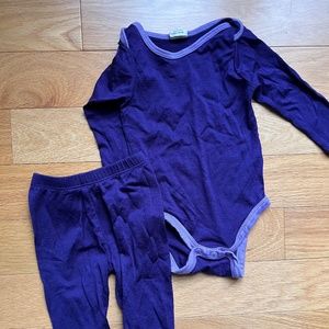 Wee Woollies Merino Baby Base Layer Set 6-12 Months